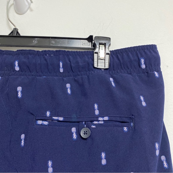 Essex crossing men’s shorts Navy pineapple print size 2 X - Picture 7 of 7